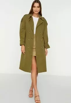 Тренч PARENT Trendyol, хаки