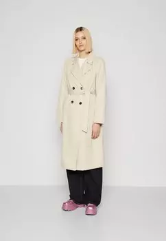 Тренч PCSCARLETT Pieces, цвет silver gray