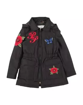 Тренч Philipp Plein, черный