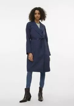 Тренч REVERSKRAGEN Vero Moda, темно-синий