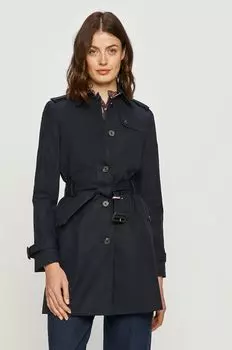 Тренч Tommy Hilfiger, темно-синий