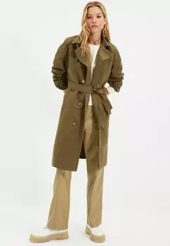 Тренч Trendyol, хаки