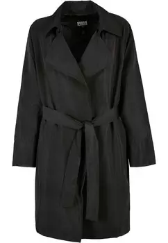 Тренч Urban Classics Summer Coat, черный