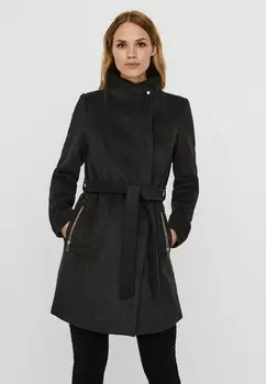 Тренч Vero Moda, темно-серый