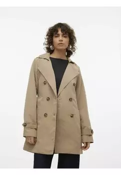Тренч VMCHLOE Vero Moda, цвет silver mink