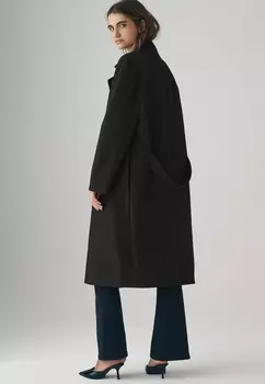 Тренчкот BELTED REGULAR FIT THE SET, черный