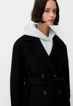 Тренчкот Bershka, черный деним