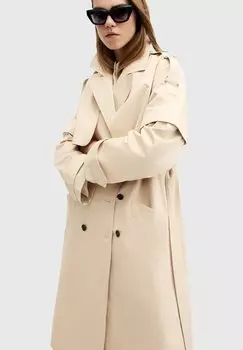 Тренчкот CLYDE AllSaints, молочный