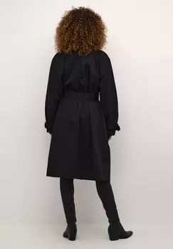 Тренчкот ELISE Kaffe, цвет Mottled Black