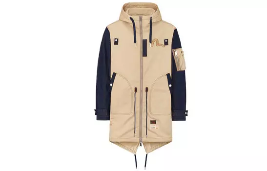 Тренчкот мужской бежевый Evisu, цвет Apricot