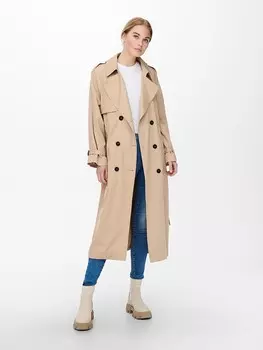 Тренчкот ONLY Chloe, бежевый