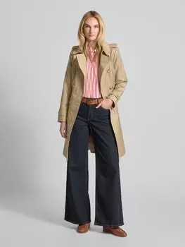 Тренчкот с поясом на талии Lauren Ralph Lauren, бежевый