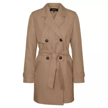 Тренчкот Vero Moda Celeste 3/4, бежевый