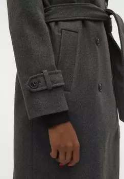 Тренчкот VMFORTUNEVEGA Vero Moda, серый