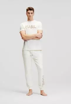 Тренировочные брюки KARL LAGERFELD, белый