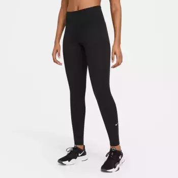Тренировочные тайтсы Nike "ONE WOMEN'S MID-RISE LEGGINGS", черный
