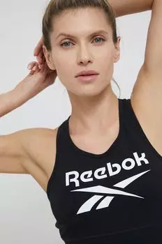Тренировочный топ Reebok, черный