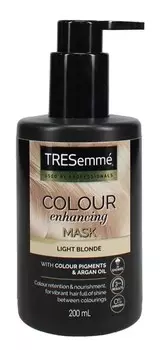 TRESemme, Окрашивающая маска для волос для блондинок Светлый Блонд, 200 мл