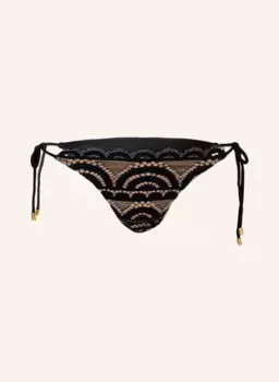 Треугольные плавки бикини lace tie teeny Pq, черный