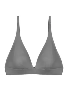Треугольный бюстгальтер Wolford Triangle Bralette, антрацит