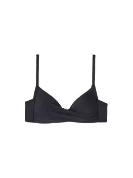Треугольный топ бикини Calzedonia, черный