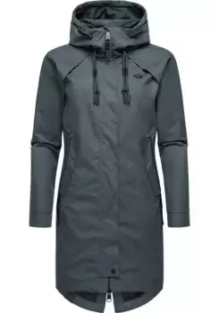Трикотажное пальто Ragwear "Rejany", модная женская парка переходного периода, серый