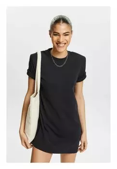 Трикотажное платье Esprit, цвет black
