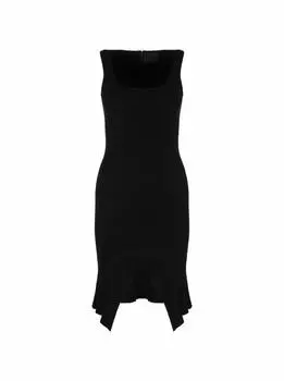 Трикотажное платье с разрезом Givenchy