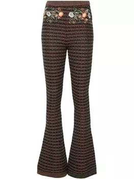 Трикотажные брюки ETRO, зеленый