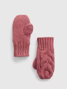Трикотажные перчатки Gap, розовый