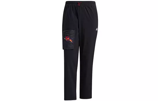 Трикотажные спортивные штаны CNY Collection для мужчин, черные Adidas, черный