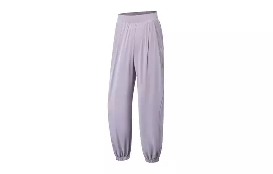 Трикотажные спортивные штаны Fitness Series женские фиолетовые Lining