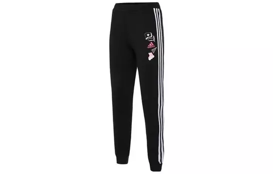 Трикотажные спортивные штаны GS Adidas, черный