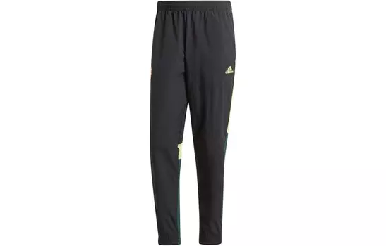 Трикотажные спортивные штаны Manchester United мужские черные Adidas, черный