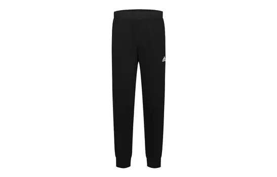 Трикотажные спортивные штаны мужские черные Adidas, черный