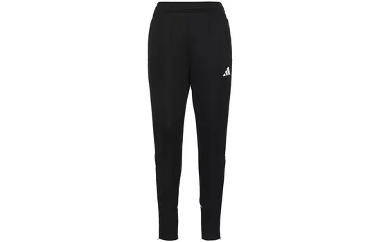 Трикотажные спортивные штаны мужские черные Adidas, черный
