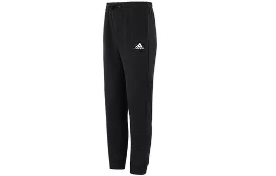 Трикотажные спортивные штаны мужские черные Adidas, черный