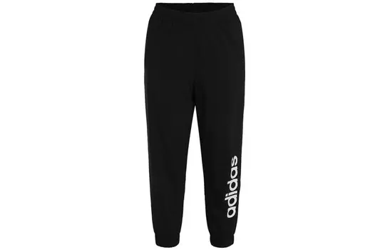 Трикотажные спортивные штаны мужские черные Adidas, черный