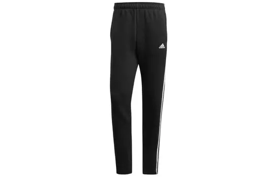 Трикотажные спортивные штаны мужские черные Adidas, черный
