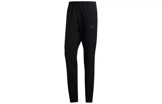 Трикотажные спортивные штаны мужские черные Adidas, черный
