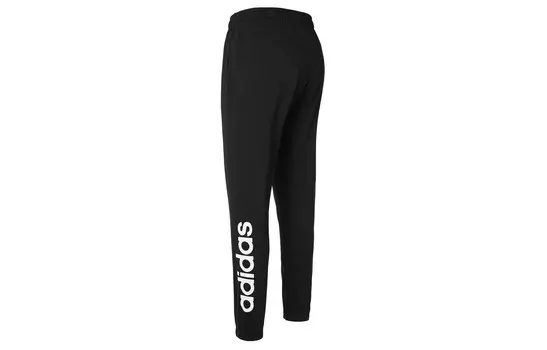 Трикотажные спортивные штаны мужские черные Adidas, черный