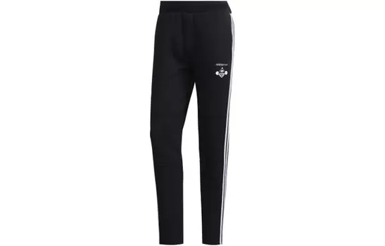 Трикотажные спортивные штаны мужские черные Adidas Neo, черный