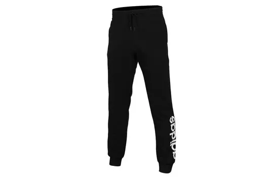 Трикотажные спортивные штаны мужские черные Adidas Neo, черный