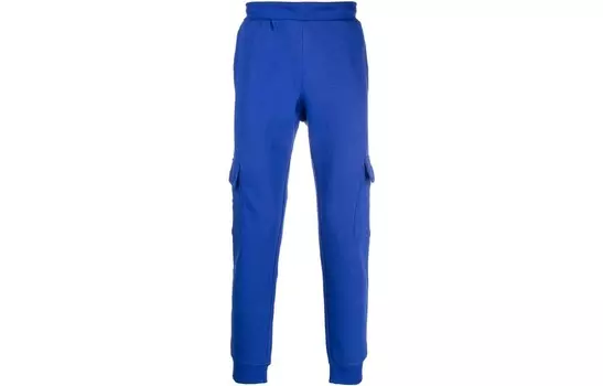 Трикотажные спортивные штаны мужские синие Adidas Originals, синий