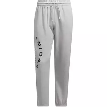 Трикотажные спортивные штаны мужские, средние, серые/черные Adidas, черный