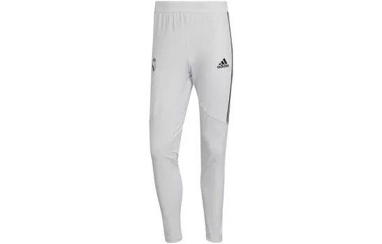 Трикотажные спортивные штаны Real Madrid мужские белые Adidas, белый