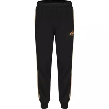 Трикотажные спортивные штаны унисекс черные Adidas, черный