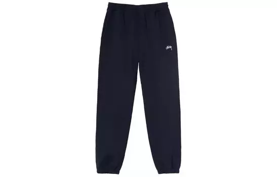 Трикотажные спортивные штаны унисекс Stussy, цвет Black