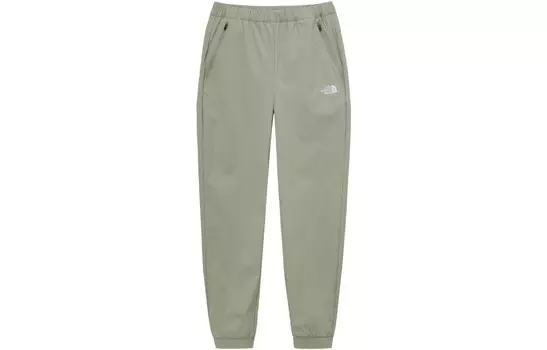Трикотажные спортивные штаны унисекс зеленые The North Face, зеленый