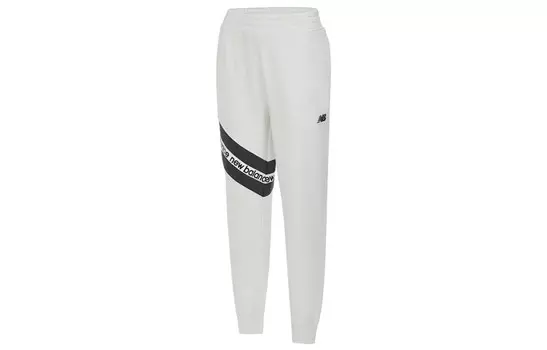 Трикотажные спортивные штаны женские белые New Balance